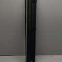 Cordless Light Filtering Mini Blind - 32 Inch Width, 64 Inch Length, 1" Slat Size - Black - Cordless GII Morningstar Horizontal Windows Blinds for Interior by Achim Home Decor