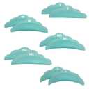 3 x Libeauty Lash Lift Pads Small Soft Under Eye Pad Medium Eyelash Perm Silicone Rods Large Makeup Beauty Tool Set 5 Sizes 10 Pcs Total (Green Pads)