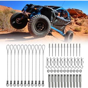 Clutch Cover Pin Kit for X3, PSLER Quick Release Belt Cover Tool Clutch Cover Gasket Kit Compatible with Maverick X3 2017 2018 2019 2020 2021 2022 2023 2024 2025 Replace#715005045