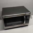 Emerson MW1338SB Countertop Microwave Oven, 6 Pre-Programmed Settings, Removable Glass Turntable, Child Safety Lock, 1.3 Cu ft, 1000W, Stainless Steel