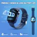 Smart Watch for Kids with 26 Puzzle Games, HD Touch Screen Kids Watch, Camera, Music Player, Alarm Clock, Calculator, Pedometer, Learn Card - 12/24hr Toys for Age 3-12 Year Old, Birthday Gift for Boys