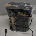 Single Serve One Cup Coffee Maker, for K Cups and Grounds, Mini Coffee Maker with Portable Handle, 6 to 12 Oz Brew Size, for Travel, Camping, Office, RV and Dorm, 120V, Black and Gold