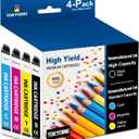 TOKYOINK 232XL Ink Cartridges Combo Pack Remanufactured Replacement for Epson 232 Ink Cartridge 232XL 232 XL Works for WF-2930, WF-2950, XP-4200, XP-4205 Printer (Black, Cyan, Magenta, Yellow 4 Pack)