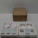 CLOUDY BAY [12 Pack] 4inch Smart WiFi LED Recessed Lighting,RGBCW Color Changing, Compatible with Alexa and Google Home Assistant, No Hub Required,10W 650LM, 2700K-6500K,CRI90+ Wet Location