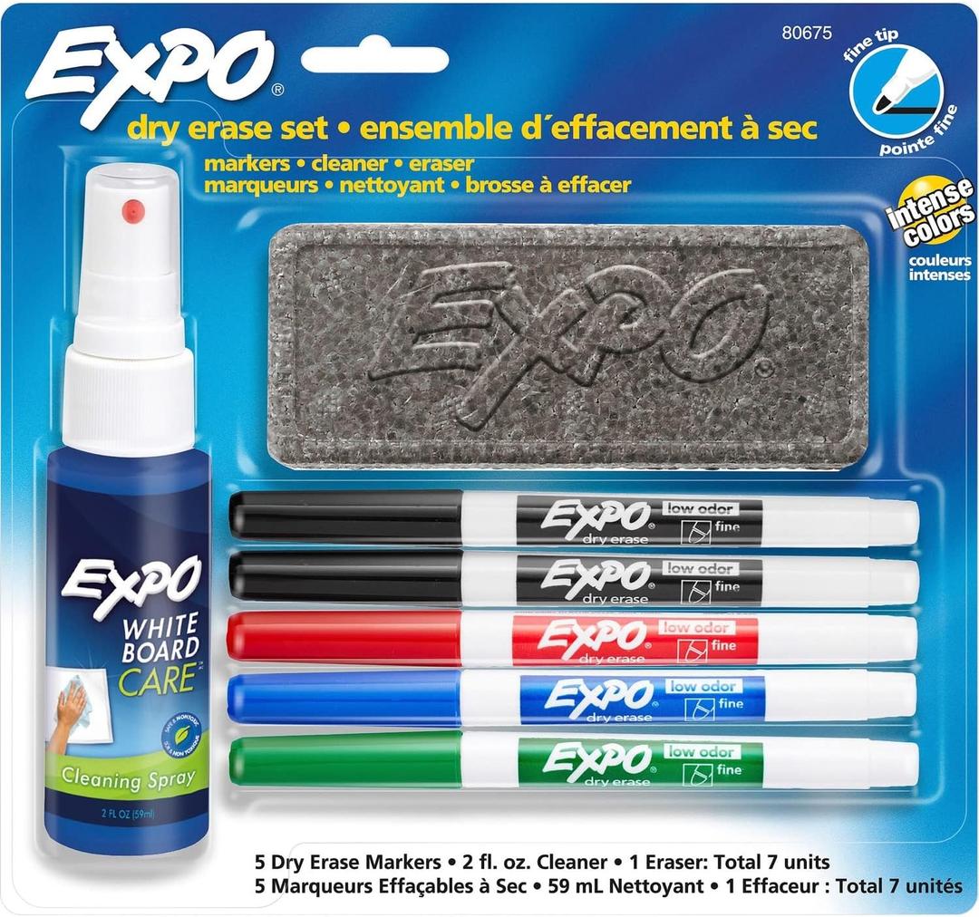 Expo Seven Piece Low Odor Dry Erase Starter Set (80675)