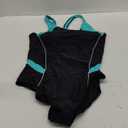 Tempt Me Women One Piece Swimsuits Athletic Racerback Swimwear Training Exercise Slimming Bathing Suit (Black Green) XL