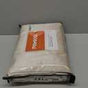 PRIMROSE Champagne Polyester Velvet Curtains 108 inch Long for Living Room,Set of 2 Panels Blackout Rod Pocket Back Tab Window Treatment Room Darkening Heavy Decorative Curtains Drapes for Bedroom