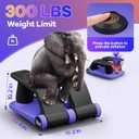 Air Compression Resistance Stepper Adjustable Mini Stair Climber for Home Cardio Workout, Portable Stepper Machine with LCD Display, 5-Level Adjustable Resistance, Non-Slip Pedals - Batt. not incl.