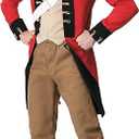 Morph Fun Costumes Adult British Coat Plus Size Costume - Red L