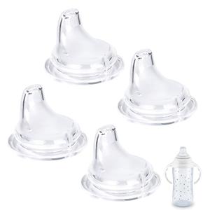 6 Packs Replacement Silicone Spout Compatible with NUK Learner Cup & Active Cup, Soft Transition Spout for Sippy Cups, Leak-Proof, BPA-Free, Easy to Clean Medium Flow (6 Pack)