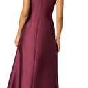 Adrianna Papell Women's Embellished Mikado Gown (Red, M)
