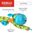 Zebco Youth Floating Spincast Reel and Fishing Rod Combo, Pre-Spooled with 6-Pound Cajun Line, 29"