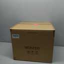 MONITO Ceramic Dinnerware 16 Pieces Dinner Set,Plates Pasta Bowls Cereal Bowls Reactive Change Glaze Dish Sets, Modern Stoneware Dishes,Gift, Creamy White