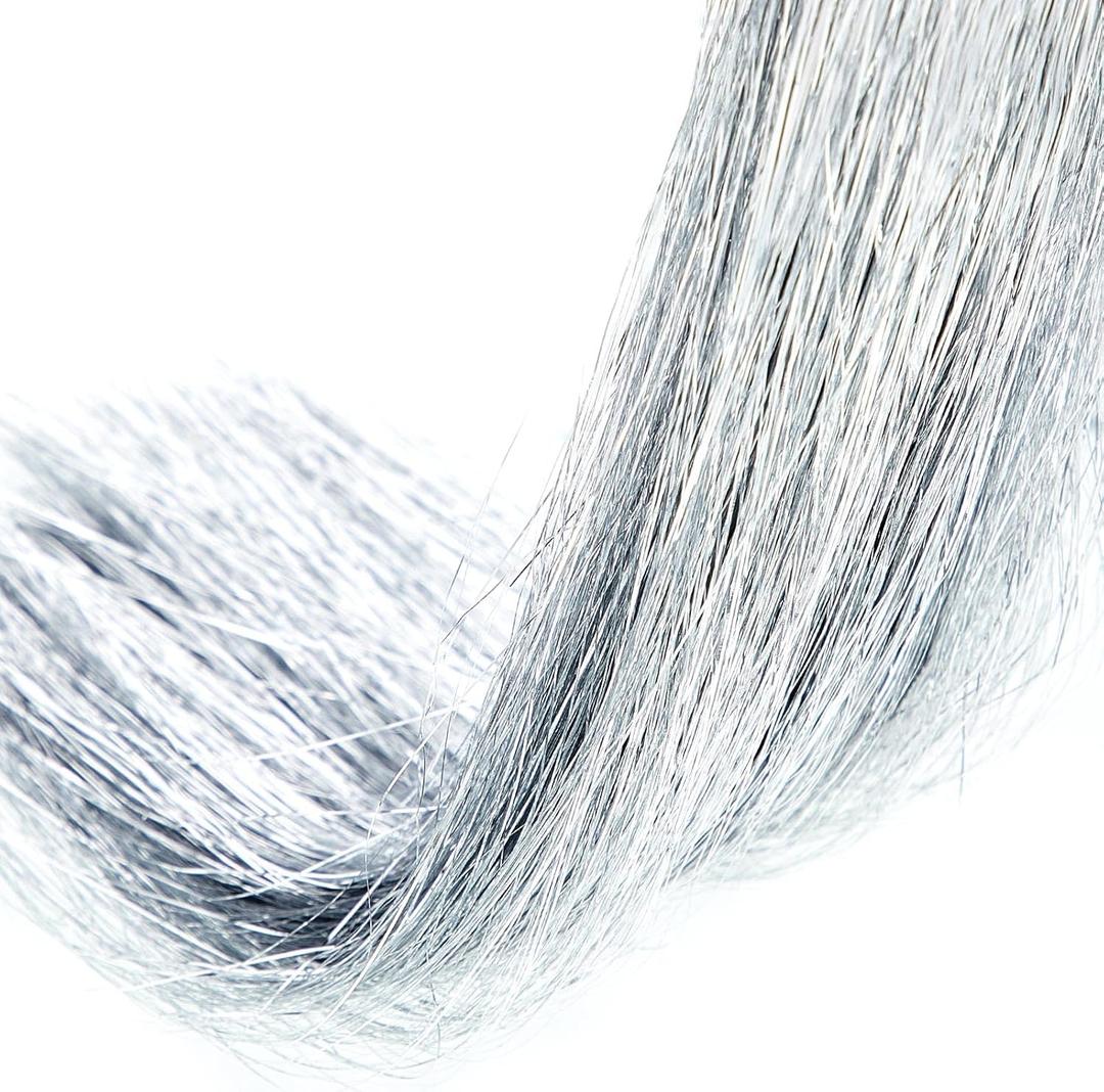 WILLBOND 5000 Strands Silver Christmas Icicle Tinsel Strands for Christmas Tree Decor 18 Inches Foil Fringe Curtain Xmas Icicle Wire for Xmas Holiday Birthday Wedding Winter Party Home Hanging Decor