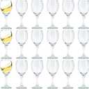 Limoncello Glasses Shot Glasses with Stem, Cordial Glasses Port Wine Glasses 3 oz/90ml (Set of 18)