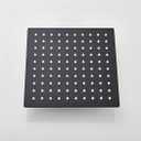 Matte Black Chrome Ultrathin Rainfall Shower Head Bathroom Accessories Stainless Steel Shower Heads