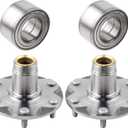 2 x Front Wheel Hub Bearing Assembly Compatible with 1995-2004 Tacoma, 2.4L 2.7L 3.4L (4WD ONLY), Replace 43521-35010 43502-35160