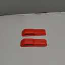 Engine Hood Hinge Cover Trim Exterior Accessories Decoration for 2018-2025 Jeep Wrangler JL JLU Sports Sahara Freedom Rubicon Unlimited Gladiator JT 2-Door & 4-Door (Red 2PCS)