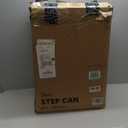 Kitchen Trash Can, 16 Gallon Dual Compartment Garbage Bin with Quiet Close Foot Pedal, Stainless Steel