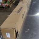 Pyle Manual Pull Down Projector Screen - Universal 100-inch Roll-Down Retractable Manual Screen w/ Auto-Locking, Adjustable Screen Height, Black Masking Border -Home PRJSM1006