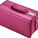 Alavisxf Nylon DVD Case - 160 Capacity Protective Disc Storage Organizer Bag for Car & Home