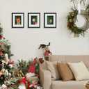 upsimples 8x10 Picture Frame Set of 5, Display Pictures 5x7 with Mat or 8 x 10 Without, Wall Gallery Photo Frames, Black