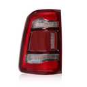 Jecoupoon Driver Side Tail Light Assembly W/Blind Spot Compatible with 2019-2023 RAM 1500 Rear Lamp Taillight Red Trim 68262531AB 68262531AC (Left)
