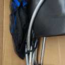 55" Trampoline for Kids with Enclosure, 440lbs Capacity Indoor & Outdoor Toddler Trampoline with Adjustable Gymnastics Bar & Toys, for Boys & Girls (Blue)