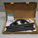 L Shaped Shower Curtain Rod,Adjustable Corner Shower Rod(23.6"-39.8"x23.6"-39.8"),90 Degree Wall Mounted Shower Curtain Rod for Bathroom,Bathtub,Clothing Store,Locker Rooms,Private Space,Need to Drill