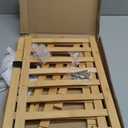 Small Shoe Rack, 2-Tier Shoe Rack for Entryway, Bamboo Wood Shoe Shelf for Closet & Hallway, Long 17.2IN | Beautiful | Functional | Sturdy | Durable