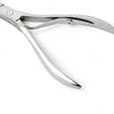 LB2 Cuticle Trimmer Cuticle Nippers,Professional Stainless Steel Cuticle Cutter Cuticle Clippers Cuticle Remover,Pedicure Manicure Tools for Fingernails and Toenails 3.5" (Silver)
