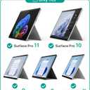 typecase Surface Pro 9 Keyboard, Compatible with Surface Pro 11 10 9 8 X, 13 Inch Wireless Type Keyboard with 11-Color Backlit & Pen Holder - Matte Black