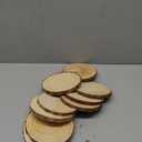 Philorn Natural Wood Slices for Centerpieces 10 Pcs 5.1-5.5 inch Unfinished Wood Rounds with Bark Wooden Circles for Crafts, Tree Slices for DIY Arts Rustic Wedding Decorations Christmas Ornament