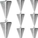 Fishing Weights Pyramid Sinkers Kit Bullet Fishing Weights Sinkers for Ocean Saltwater Surf Fishing Gear Tackle 1oz 2oz 3oz 4oz