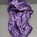 MR&HM Satin Fitted Sheet Twin Size, Silky Bottom Sheet with Elastic Corner Straps, Deep Pocket up to 15 Inch, No More Slipping Off for Mattress - 1 Fitted Sheet Only (Lavender)