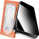 360 Privacy Screen Protector for iPhone 16 Pro Max,Full Coverage 9H+ Hardness Tempered Glass Easy Installation Anti Spy Private Bubble-Free