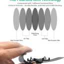 IOHLNG Polarized Clip On Flip Up Sunglasses Over Prescription Glasses for Women and Men (Brown)