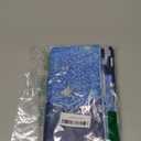 KatchOn, XtraLarge Silver and Blue Happy 8th Birthday Banner - 72x44 Inch | 8th Backdrop for Happy Birthday Decorations | Blue and Silver Party Decorations