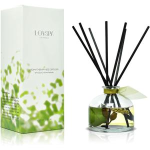 Eucalyptus Reed Diffuser Set for Home, Revive Fresh Eucalyptus, Sage, Citrus & Mint Scent Diffuser with Sticks for Bathroom Shelf Decor Accessories, Top Aromatherapy Gift for Women