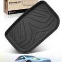 YHTAUTO Rear Lower Storage Trunk Mat Compatible with Tesla Model Y 2020-2025, TPE Floor Liners All Weather Custom Fit, Black