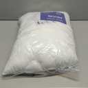 MIULEE 18x22 Inch Premium Lumbar Throw Pillow for Bed Sofa Couch Virgin Microfiber with 100% Cotton Cover Decorative Throw Pillow Insert Stuffer Form