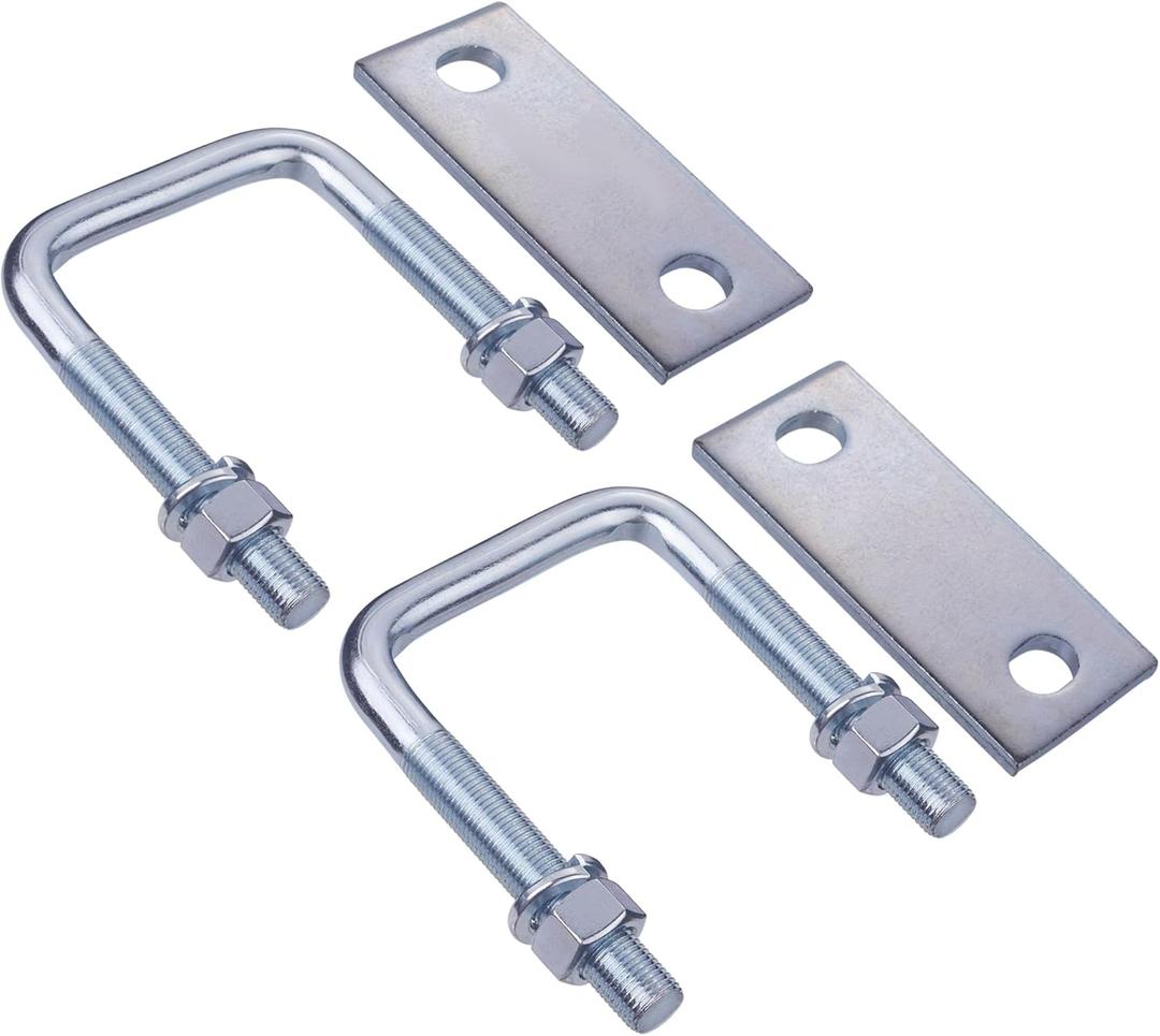 Leaf Spring Clamp Kit Fits Leaf Springs Up To 2.5 Wide, Locks Leaf Springs Together For Stabilizing,Provides Better Control of Axle Torque pack of2