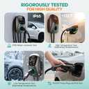 Level 2 EV Charger(WiFi APP/Plug-Play), 48A Nema 14-50p, 25ft Cable ETL Certified, Home Level 2 EVSE Car Charger w/ J1772 Connector, Electric Vehicle Charging Stations (46)
