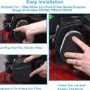 Apply to593260 798452 Lawn Mower Air Filter, Series Engine 4247 5432 5432K Lawn Mower Air Cleaner Filte can Replace Oval Air Filter Cartridge - Lawn Mower Replacement Parts(2PCS)