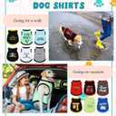 12 Pieces Dog Shirts Pet Printed Clothes with Funny Letters Summer Pet T Shirts Cool Puppy Vest Breathable Dog Outfit Soft Cat Sweatshirt for Chihuahuas Cats Accessories, 12 Styles (Small)