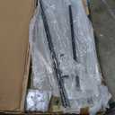 Modern 60" w x 76" h (10Mm) Frameless Double Sliding Shower Door, Tempered Glass Shower Doors, Easy Installation for Walk-in Showers, Black Square Tube Black