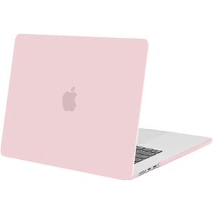 MOSISO Compatible with MacBook Air 15 inch Case 2026 2025 2024 2023 Release M4 A3241 M3 A3114 M2 A2941 Liquid Retina Display Touch ID, Protective Plastic Hard Shell Case Cover, Baby Pink