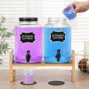 2-Pack Laundry Detergent Dispenser with Bamboo Stand1 Gallon Laundry Soap Dispenser with Measuring CupGlass Laundry Detergent Containr for Laundry Room Organization and Storage