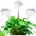 3 Pcs Plant Watering Globes,Self Watering Planter Insert Plant Accessories,Colorful Glass Plant Watering Devices for Indoor Plants