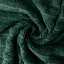 DAN RIVER Pack of 2 Bath Sheet 35x70 Inches, Ribbed Oversized Bath Towels Extra Large, Organic Cotton Towels for Bathroom - Hunter Green